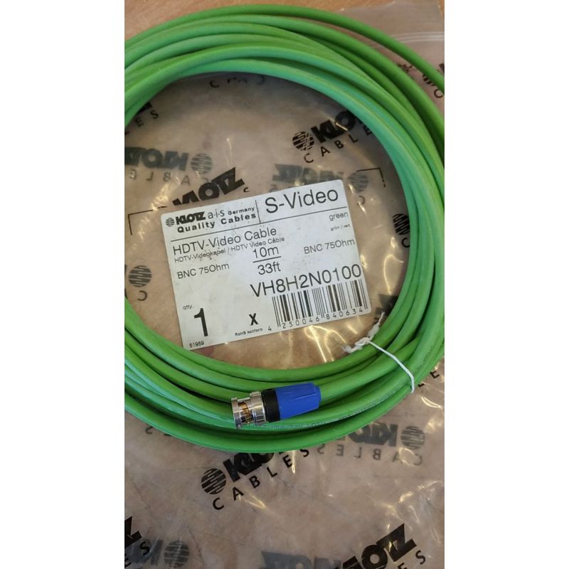 Коаксиальный кабель Klotz VH8H2N0100 Коаксиальный кабель Klotz VH8H2N0100